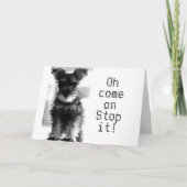 SCHNAUZER U SIEHT IMMER NOCH "49", WIE KÖNNEN SIE KARTE (Vorderseite)