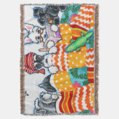 Schnauzer und Snooze Decke (Vorderseite Vertikal)