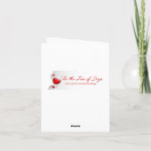 Schnauzer Valentine's Day Card Karte (Rückseite)