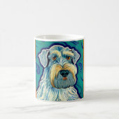 Schnauzer Van Gogh Style Kaffeetasse (Mittel)