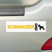 Schnauzer-Vater Autoaufkleber (Auf Auto)
