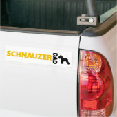 Schnauzer-Vater Autoaufkleber (Auf Lkw)