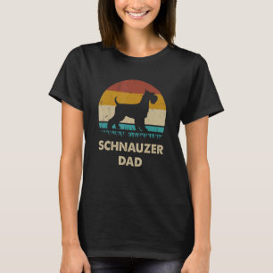 Schnauzer Vater für Männer Miniatur Schnauzer Dog T-Shirt