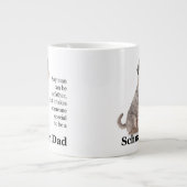 Schnauzer Vater Jumbo Tasse (Vorderseite)
