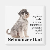 Schnauzer Vater Magnet (Vorne)