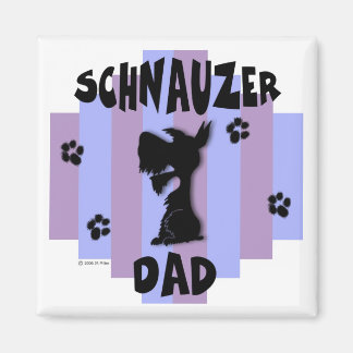 Schnauzer Vater Magnet