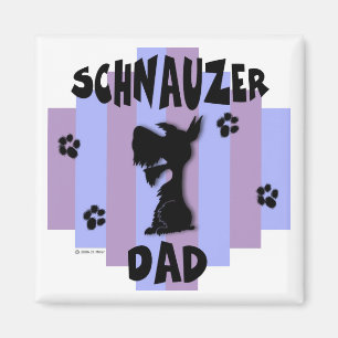 Schnauzer-Vater-Magnet Magnet