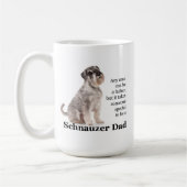 Schnauzer Vater Tasse (Links)
