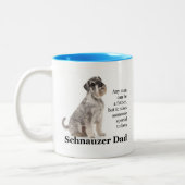 Schnauzer Vater Tasse (Links)