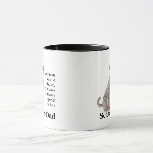 Schnauzer-Vater-Tasse Tasse (Zentrum)