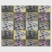 Schnauzer-Verpackungs-Papier für jede Anlässe Geschenkpapier (Flach)