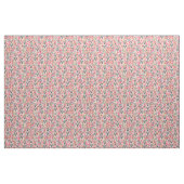 Schnauzer Vintage Blumen rosa Apfelwein Stoff (Fat Quarter (45,7 x 55,9 cm))
