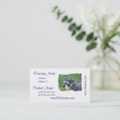 Schnauzer-Visitenkarten Visitenkarte (Stehend Vorderseite)