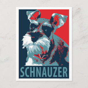 Schnauzer von Hope Hogs Postkarte
