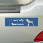 Schnauzer-Vorlagen für den Kunden Autoaufkleber (Auf Auto)