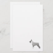 Schnauzer-Vorlagen für den Kunden Briefpapier (Vorne/Hinten)