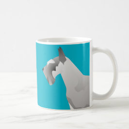 Schnauzer-Vorlagen für den Kunden Kaffeetasse