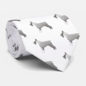 Schnauzer-Vorlagen für den Kunden Krawatte (Gerollt)
