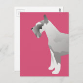 Schnauzer-Vorlagen für den Kunden Postkarte (Vorne/Hinten)