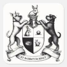 Schnauzer-Wappen-Sticker