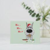 Schnauzer Weihnachten (Stehend Vorderseite)