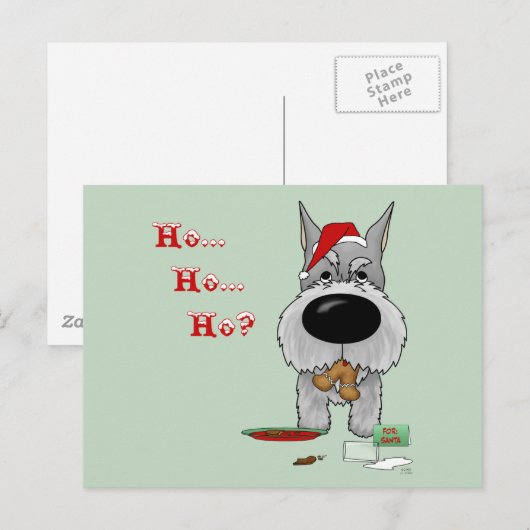 Schnauzer Weihnachten (Vorne/Hinten)