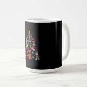 Schnauzer Weihnachtsbaum Ornament Funny Pet Dog Kaffeetasse (VorderseiteRechts)