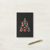 Schnauzer Weihnachtsbaum Ornament Funny Pet Dog Post-it Klebezettel (Auf Schreibtisch)