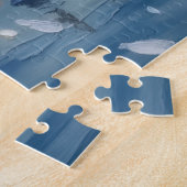 Schnauzer Weihnachtsboot-Feiertag Puzzle (Seite)