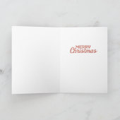 Schnauzer-Weihnachtskarte Karte (Innenseite)