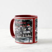 Schnauzer-WeihnachtsTasse Tasse (Vorderseite Links)