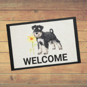 Schnauzer Welcome Door Mat Fußmatte