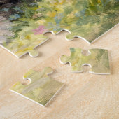 Schnauzer-Welpe Frühlingsblumen Puzzle (Seite)