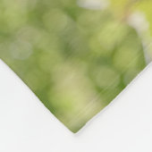 Schnauzer Welpe im blühenden Garten Fleecedecke (Ecke)