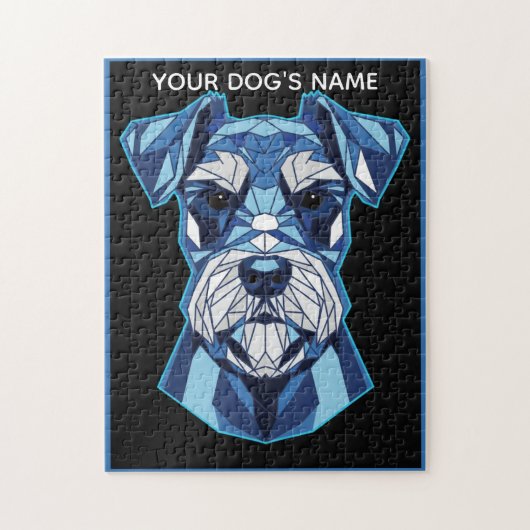 Schnauzer Welpe  Puzzle (Vertikal)