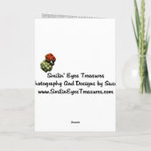 Schnauzer Welpe Rose Hunde Foto-Karte Karte (Rückseite)