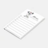 Schnauzer Welpen Hund Personalisiert zu führen Post-it Klebezettel (angewinkelt)