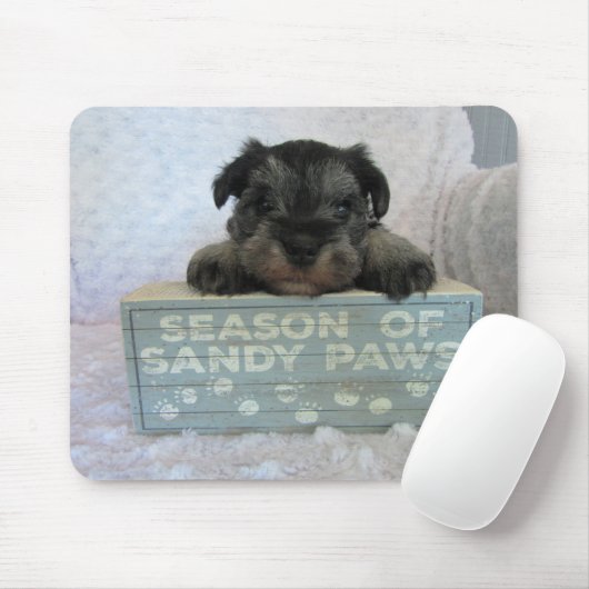 Schnauzer Welpenmuse Mousepad (Mit Mouse)