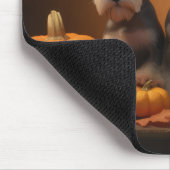 Schnauzer Welppy Autumn Delight Pumpkin Mousepad (Ecke)
