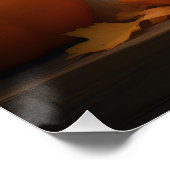 Schnauzer Welppy Autumn Delight Pumpkin Poster (Ecke)