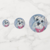 Schnauzer Welppy Birthday Konfetti (Vorderseiten)