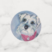 Schnauzer Welppy Birthday Konfetti (Klein Vorderseite)