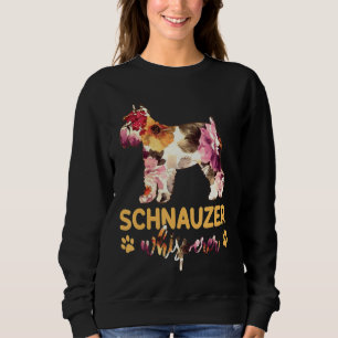 Schnauzer Whisperer Blume Dog Sweatshirt