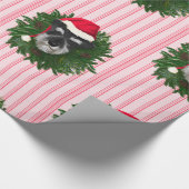 Schnauzer Wrapping Paper Geschenkpapier (Ecke)