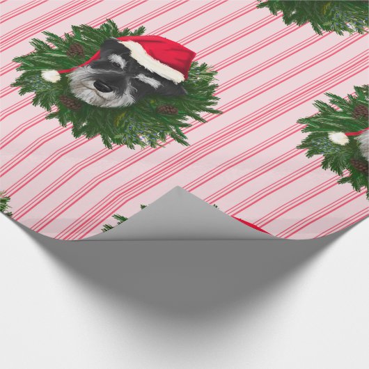 Schnauzer Wrapping Paper Geschenkpapier (Ecke)