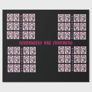 Schnauzer Wrpping Papier Geschenkpapier