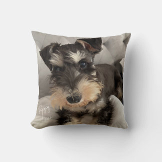 Schnauzer-Wurfkissen Kissen