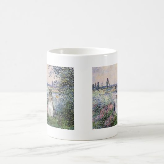 Schnauzer (zwei) - An der Seine Kaffeetasse (Mittel)