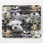 Schnauzercollage mousepad (Vorne)
