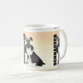 Schnauzerkaffee-Tasse Kaffeetasse (VorderseiteRechts)